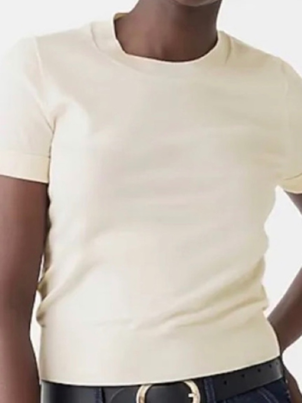 J. Crew Shrunken Tencel Lyocell-Blend T-Shirt Size XS